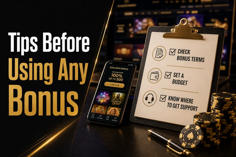 Tips Before Using Any Bonus